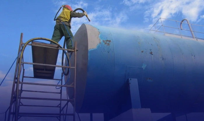 مزایای سندبلاست مخزن