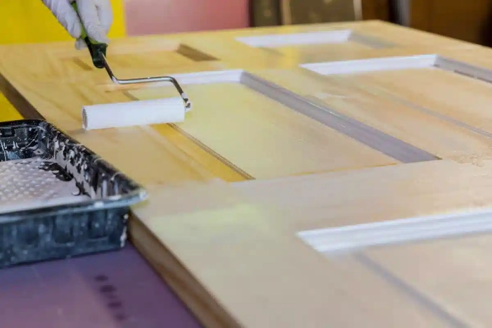 بررسی رنگ مناسب برای درب چوبی