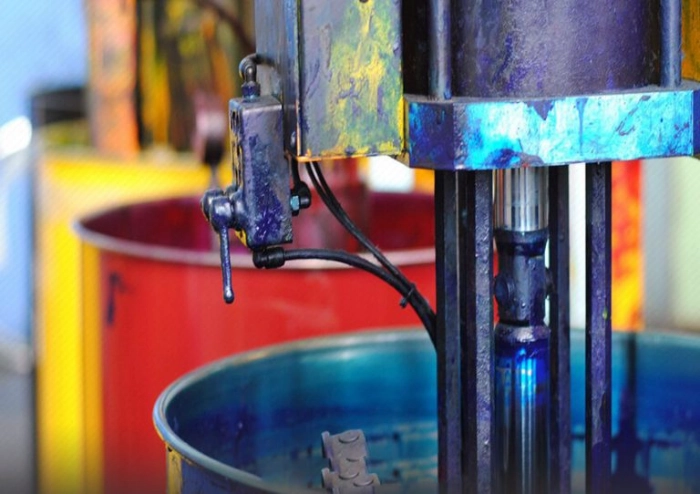 مراحل رنگ هوا خشک